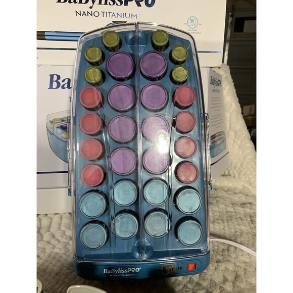 BaByliss PRO Hot Rollers For All Hair Lengths and 1"/25 mm Curling Iron Bundle - Picture 3 of 9